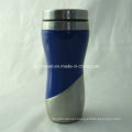 Double Wall Stainless Steel Coffee Mug with Plastic Shell